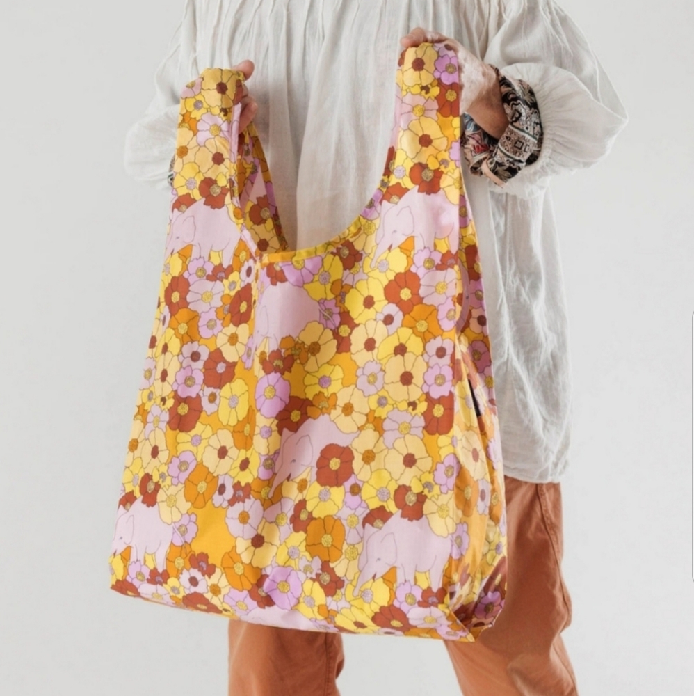 Baggu Standard Elephant Blossom bag